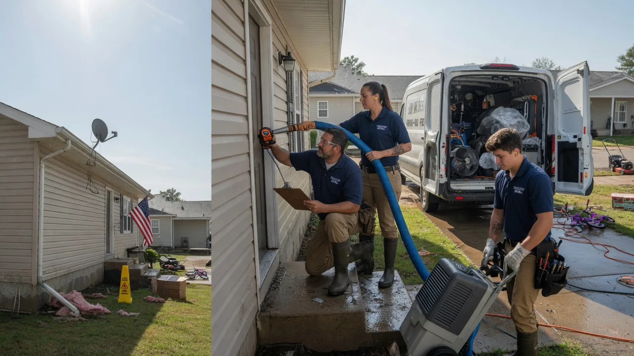 Ceiling Water Damage Restoration in Bath Springs, TN near me
